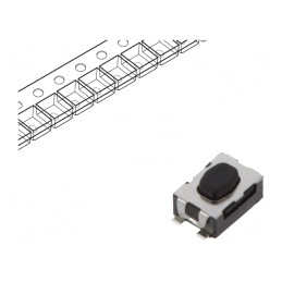 Microîntrerupător TACT SPST-NO SMT 32VDC | Electronic-mag.ro | Componente Electronice