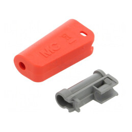 Protecție Mufă Roșie 36.3mm 4mm | Electronic-mag.ro | Componente Electronice