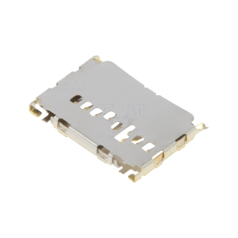 Conector microSD push-pull SMT auriu | Electronic-mag.ro | Componente Electronice Conector microSD push-pull SMT auriu | Electronic-mag.ro | Componente Electronice