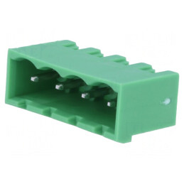 Regletă de conexiuni deconectabilă 4 piste 5,08mm drept tată | Electronic-mag.ro | Componente Electronice