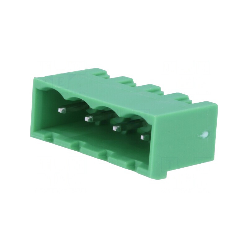 Regletă de conexiuni deconectabilă 4 piste 5,08mm drept tată | Electronic-mag.ro | Componente Electronice