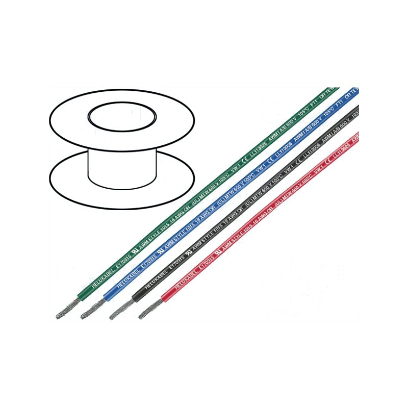 Cablu Cu 18AWG PVC Verde 600V | Electronic-mag.ro | Componente Electronice