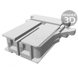 Conector Mamă Dynamic D-3200 5,08mm 2 PIN | Electronic-mag.ro | Componente Electronice