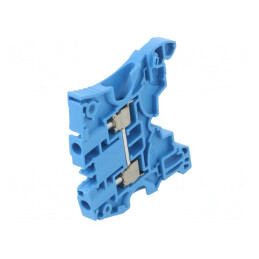 Conector Electric Albastru 2 Borne 0,2-4mm² | Electronic-mag.ro | Componente Electronice