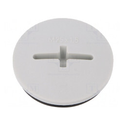 Capac Protecție IP68 Poliamidă Gri M25 1,5 | Electronic-mag.ro | Componente Electronice