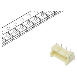 Conector Soclu Cablu-Placă 2,5mm 6 PIN SMT 250V 3A