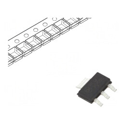 Tranzistor N-MOSFET Unipolar 60V 1.4A 1.3W SOT223 | Electronic-mag.ro | Componente Electronice