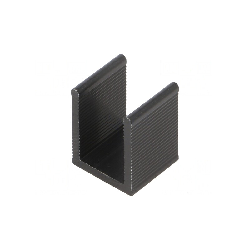 Radiator Extrudat U Negru 11x12x15mm | Electronic-mag.ro | Componente Electronice Radiator Extrudat U Negru 11x12x15mm | Electronic-mag.ro | Componente Electronice