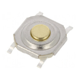 Microîntrerupător TACT SPST-NO 0.02A 15VDC SMT | Electronic-mag.ro | Componente Electronice