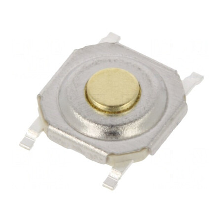 Microîntrerupător TACT SPST-NO 0.02A 15VDC SMT | Electronic-mag.ro | Componente Electronice