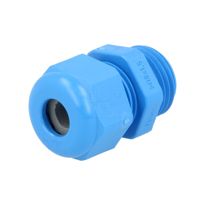 Garnitură etanşare poliamidă albastră M16 1.5 IP68 | Electronic-mag.ro | Componente Electronice