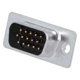 D-Sub 15-Pin Mufă Tată Aurită pentru Cablu | Electronic-mag.ro | Componente Electronice