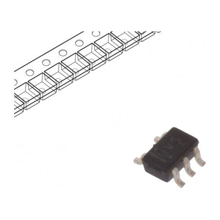 Digital Buffer Non-Inverting Line Driver 1-Channel CMOS | Electronic-mag.ro | Componente Electronice