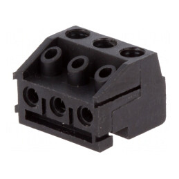 Regletă Conexiuni Deconectabilă 5mm 90° Mamă | Electronic-mag.ro | Componente Electronice