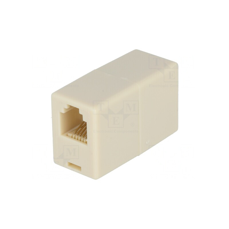 Adaptor RJ12 6P6C Soclu Dual | Electronic-mag.ro | Componente Electronice