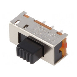 Comutator glisant SPDT 0,3A/30VDC ON-ON PCB THT | Electronic-mag.ro | Componente Electronice