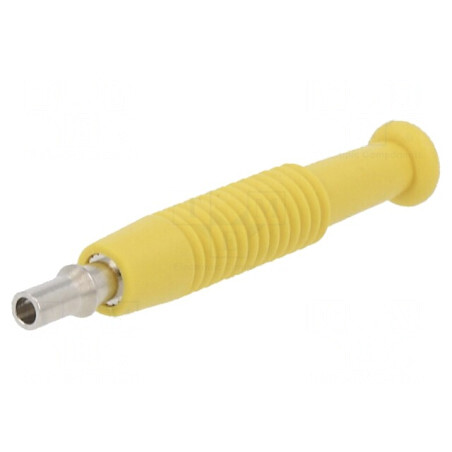 Mufă Banană 2mm Galbenă 6A 60VDC | Electronic-mag.ro | Componente Electronice