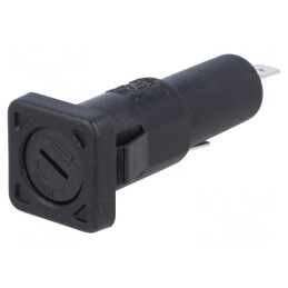 Clemă siguranțe cilindrice 10A 250V 6.3x32mm pe panou | Electronic-mag.ro | Componente Electronice