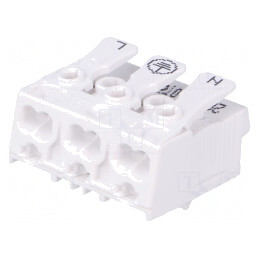 Conector Îmbinare Piste 3x 0.5-2.5mm² 450V 24A | Electronic-mag.ro | Componente Electronice