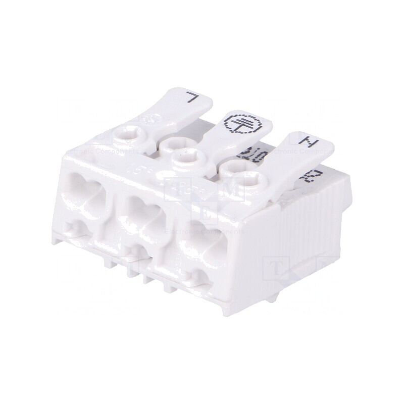 Conector Îmbinare Piste 3x 0.5-2.5mm² 450V 24A | Electronic-mag.ro | Componente Electronice
