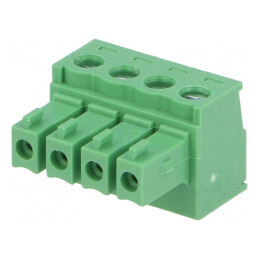 Regletă de Conexiuni Deconectabilă 3,81mm 4 Piste Drept Mufă | Electronic-mag.ro | Componente Electronice