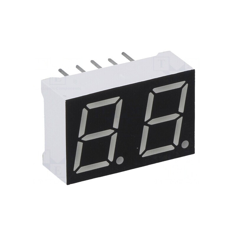 Afișaj LED 7 Segmente 10mm Verde | Electronic-mag.ro | Componente Electronice