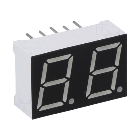 Afișaj LED 7 Segmente 10mm Verde | Electronic-mag.ro | Componente Electronice