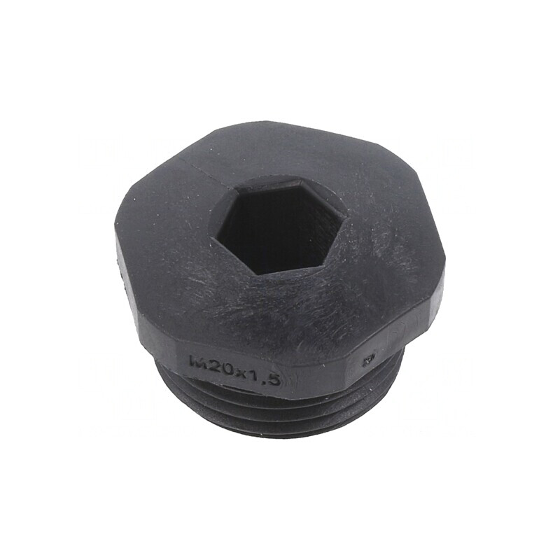 Capac de protecție negru poliamidă IP54 M20 1,5 | Electronic-mag.ro | Componente Electronice