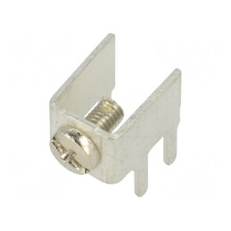 Terminal cu Șurub Argintiu THT | Electronic-mag.ro | Componente Electronice