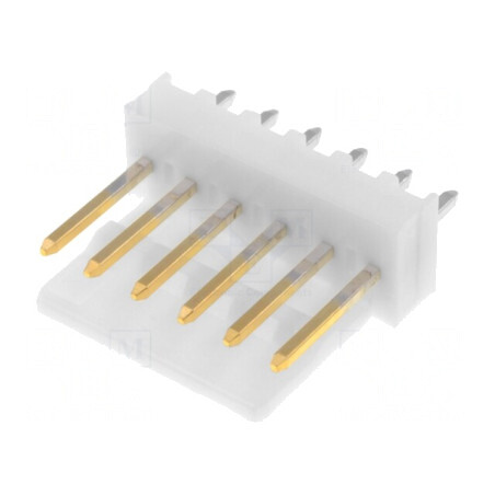Soclu cablu-placă 2,54mm 6 pini THT | Electronic-mag.ro | Componente Electronice