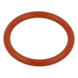 Garnitură O-ring silicon roșie 6mm x 50mm