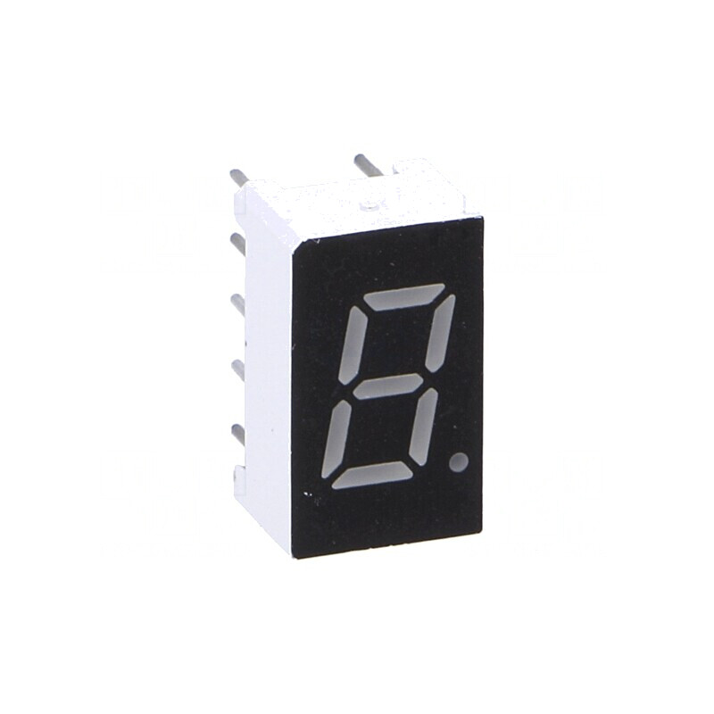 Afișaj LED 7 Segmente Verde 7,62mm 0,3" | Electronic-mag.ro | Componente Electronice