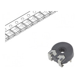 Potențiometru orizontal 10kΩ 250mW | Electronic-mag.ro | Componente Electronice