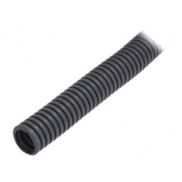 Tub de Protecție PVC Gri Închis 25mm x 50m | Electronic-mag.ro | Componente Electronice