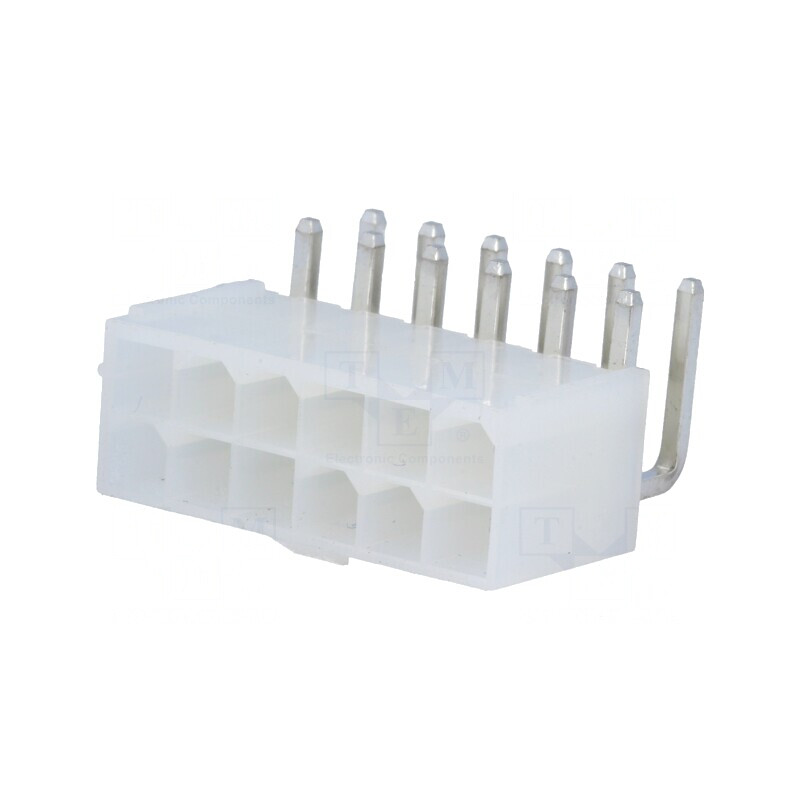 Soclu cablu-placă 4.2mm 12 pini THT 7A cositorit | Electronic-mag.ro | Componente Electronice