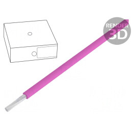 Cablu Multi-Standard SC 2.1 1mm2 PVC Roz | Electronic-mag.ro | Componente Electronice