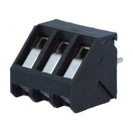 Regletă de Conexiuni PCB 3 Piste 45° 24A 5mm | Electronic-mag.ro | Componente Electronice