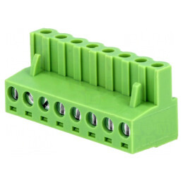 Regletă de Conexiuni Deconectabilă 5,08mm 8 Piste Drept Mufă | Electronic-mag.ro | Componente Electronice