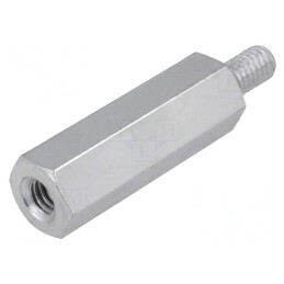 Piuliță-distanțieră filetată M5 80mm | Electronic-mag.ro | Componente Electronice