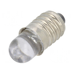 Lampă LED verde 12V 90mW 30° E10