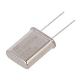 Rezonator de cuarţ 10MHz 30pF THT HC49 | Electronic-mag.ro | Componente Electronice