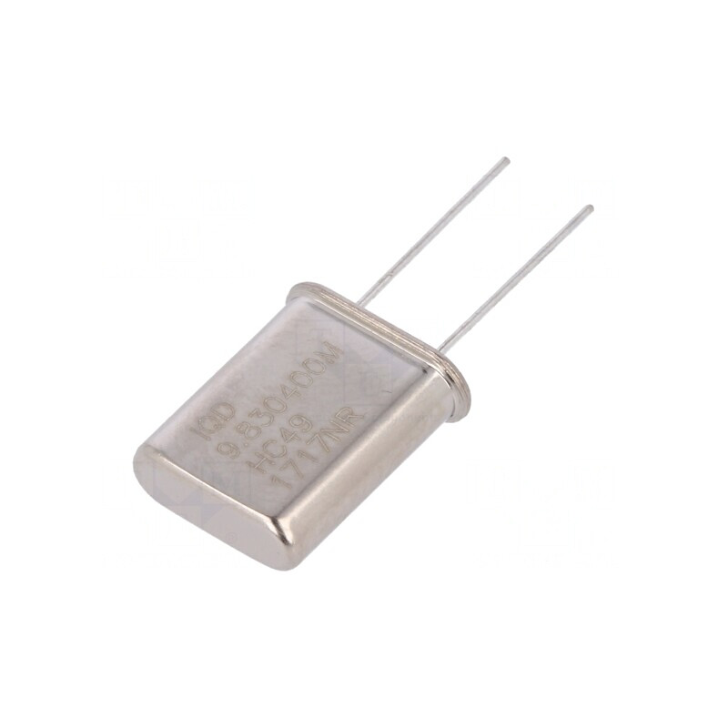 Rezonator cuart 9,8304MHz 30pF THT HC49 | Electronic-mag.ro | Componente Electronice