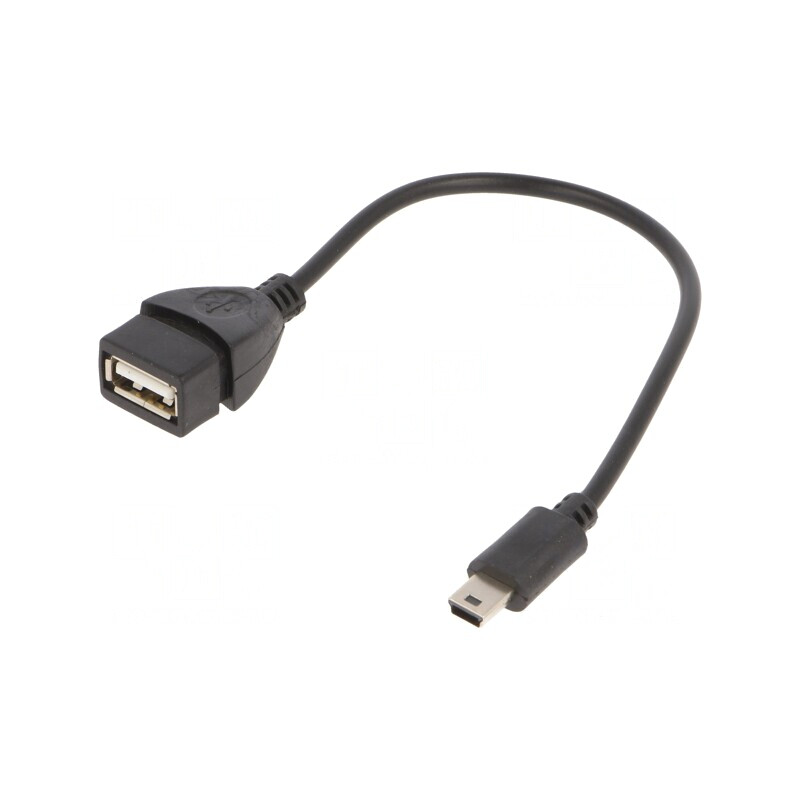 Cablu USB 2.0 A la B Mini, 0.15m, Negru | Electronic-mag.ro | Componente Electronice Cablu USB 2.0 A la B Mini, 0.15m, Negru | Electronic-mag.ro | Componente Electronice