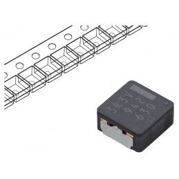 Inductor SMD 3,3uH 7,6A 8,5x8x4mm | Electronic-mag.ro | Componente Electronice