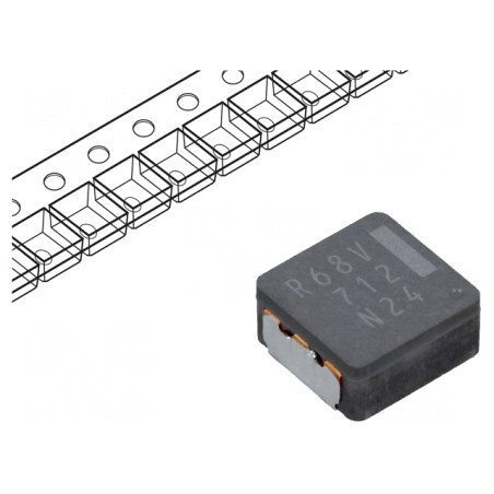 Inductor SMD 680nH 16.6A 2.92mΩ 8.5x8x4mm | Electronic-mag.ro | Componente Electronice