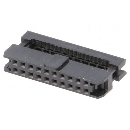 Mufă IDC Mamă 20 PIN Neagră 1mm | Electronic-mag.ro | Componente Electronice