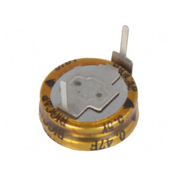 Supercondensator THT 0,47F 5,5V 11,5x6mm | Electronic-mag.ro | Componente Electronice