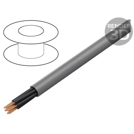 Cablu Electric BiT 500 2x1mm2 Gri | Electronic-mag.ro | Componente Electronice