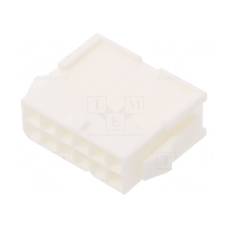 Mufă cablu tată Mini-Fit Jr 4,2mm 12 pini fără contacte | Electronic-mag.ro | Componente Electronice