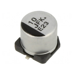Condensator electrolitic SMD 10uF 63VDC | Electronic-mag.ro | Componente Electronice